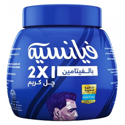 FIANCEE GEL CREAM 2X1 WITH VITAMIN — STYLING HAIR GEL CREAM 225 GM